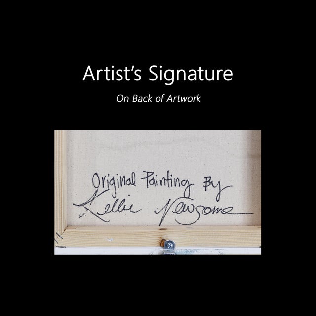 Sweet Grapes - Framed Abstract Botanical Floral Still Life Art on Canvas Original Artwork by Kellie Newsome For Sale - Image 9 of 9