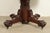 R. J. Horner Antique Victorian Carved Mahogany Split Pedestal Extension Dining Table With Lion Paw Feet, Newly Refinished For Sale - Image 10 of 12