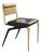 "Martin" Chair, With Bronze & Stainless Steel, Tailor Made Leather For Sale