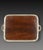 Large Mahogany and Silver Butler's Tray, 1880 For Sale - Image 9 of 9