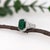 2020s 5.6Ct Emerald Ring With Earth Mined Diamond Accents: Solid 14k Gold, 12x9mm, Size 6.75 For Sale - Image 5 of 9