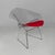Metal Italian Postmodern Diamond Armchair by Harry Bertoia for Knoll, 2004 For Sale - Image 7 of 18