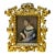 G L Lewin Pastel Gouache Portrait Signed Circa 1848 Rococo Gilt Frame For Sale