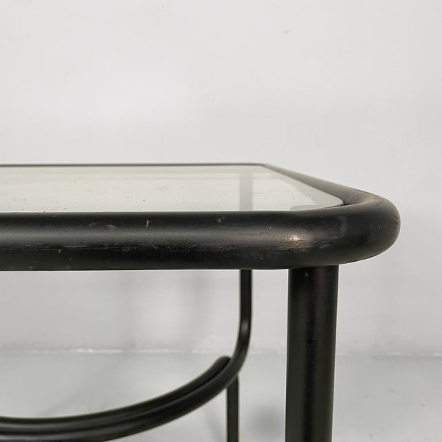 Black Italian Modern Black Locus Solus Dining Table attributed to Gae Aulenti for Poltronova, 1960 For Sale - Image 8 of 18