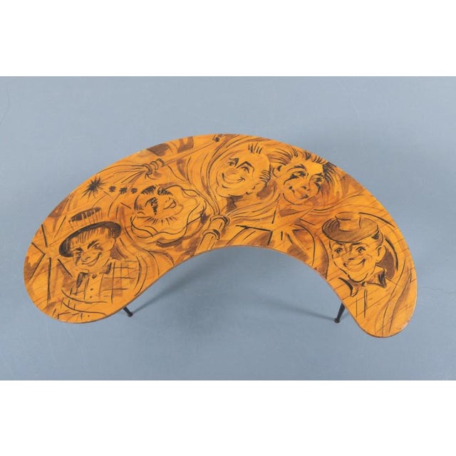 Mid-Century Italian Sculptural Side Table, 1950s For Sale - Image 4 of 9