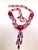 Bochic “Capri” Vintage Art Deco Ruby & Amethyst Necklace Set in 18K & Silver For Sale In New York - Image 6 of 6