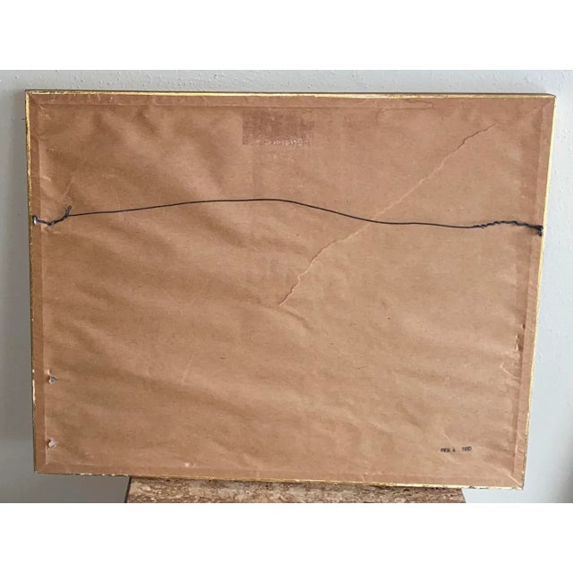 Vintage Cityscape Watercolor Signed E W Ryerson For Sale In Tampa - Image 6 of 7