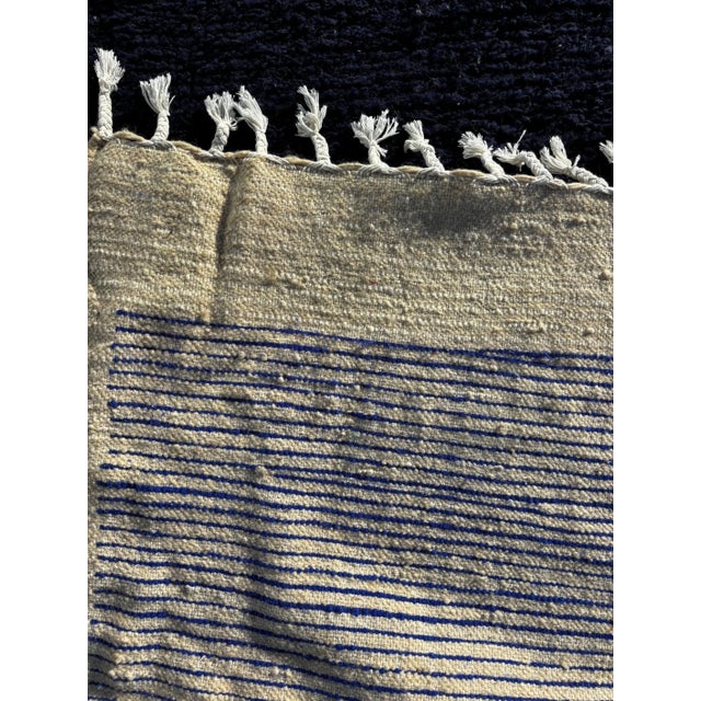 Moroccan Artist Modern Moroccan Runner Rug – Handmade Wool Hallway Rug For Sale - Image 4 of 8