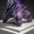 Violet Ceramic Table Lamp, France, Mid-20th Century For Sale - Image 4 of 10