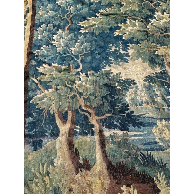 Large French Aubusson Tapestry, 1700s For Sale - Image 5 of 18
