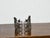 Pair of French Midcentury Iron Candleholders With Leaf and Scroll Motifs For Sale - Image 4 of 6