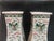 Early 20th Century A Pair of Chinese Ceramic Vase Qing Dynasty Kangxi Marked Famille Verte Porcelain Square Vase Hand Painted Cloud and Dragons Pattern For Sale - Image 5 of 10