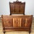 A stunning Antique French oak double bed frame featuring beautifully carved decorative panels, elegant proportions and...