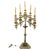 Brass European Pair of Late 19th Century Five Light Brass Candelabras For Sale - Image 8 of 9