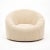 Textile Round Modernist Style Pair of Armchairs For Sale - Image 7 of 10