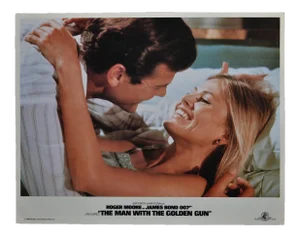 James Bond 007 the Man with the Golden Gun Lobby Card, UK, 1974