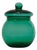 Empoli Vetro Verde Glass Apothecary Jar with Lid, Italy, 1960s For Sale