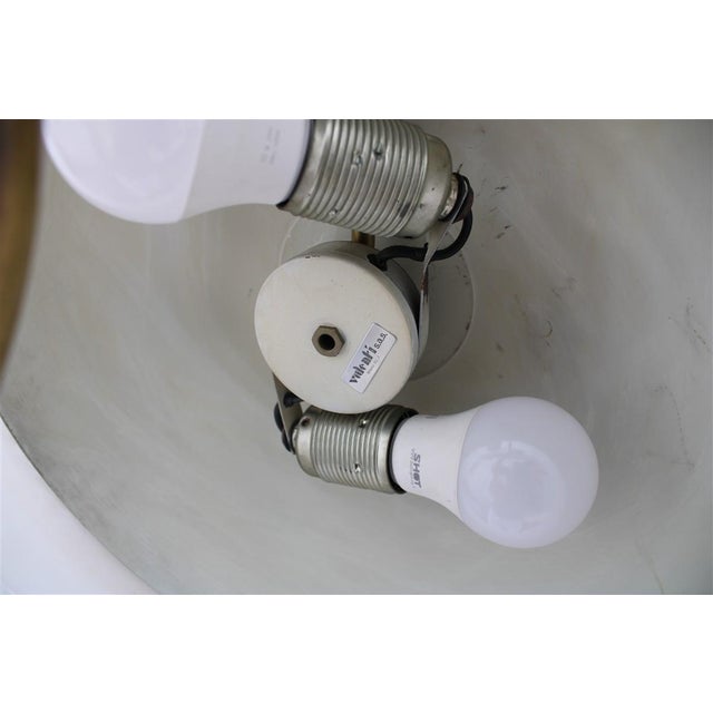 Gold Brass and Acrylic Glass Table Lamp from Valenti Luce, 1970s For Sale - Image 8 of 9