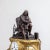 Brown 20th Century Mantel Clock with Seated Benjamin Franklin, France For Sale - Image 8 of 9