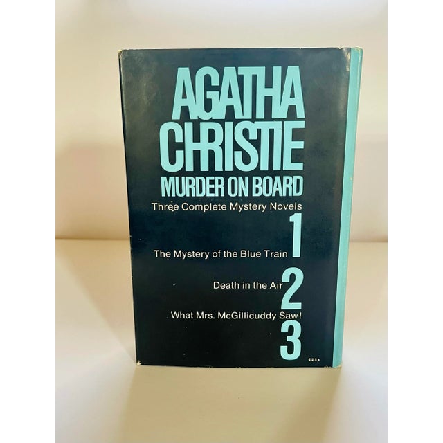 Mid-Century Modern Vintage Agatha Christie “Murder on Board” Hardcover Book For Sale - Image 3 of 7