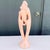 Haeger 1980s Royal Haeger "Lovers" Pink Gloss Ceramic Statue For Sale - Image 4 of 6