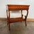 Vintage Sewing Table in Cherrywood with Curved Legs For Sale - Image 14 of 15