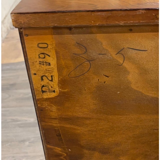 Vintage Johnson Furniture Co 1930s Walnut Chest of Drawers For Sale - Image 12 of 12