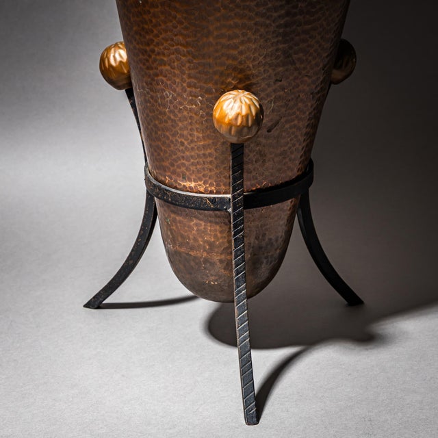 Brown Vintage Italian Copper Vessel, 1970s For Sale - Image 8 of 9