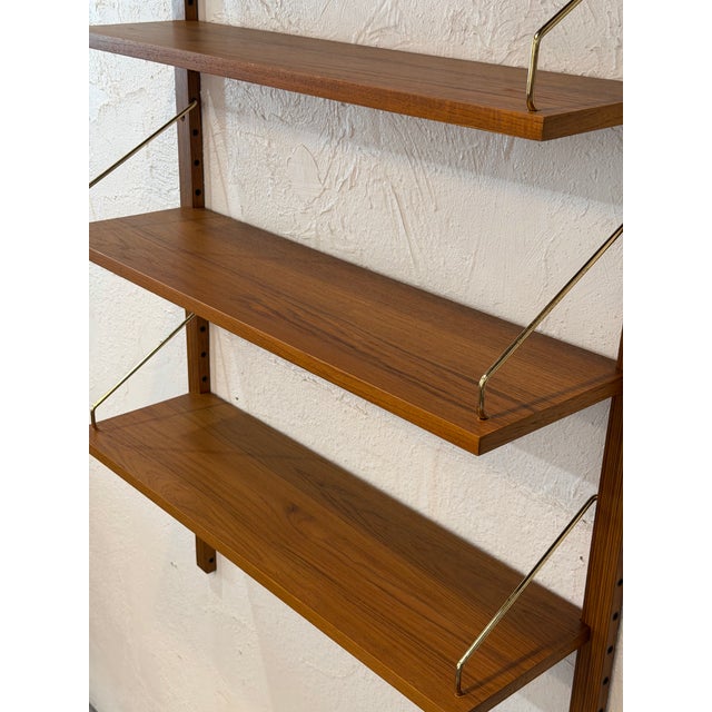 Vintage Danish Teak Wall Unit by Poul Cadovius for Cado Royal System – Mid-Century Modern Floating Shelving, 1960s For Sale - Image 9 of 10