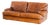 Vintage Camel Leather Convertible Sofa Bed, France, 1980s For Sale
