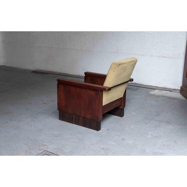 Amsterdamse School Easy Chair, 1930s For Sale - Image 3 of 18