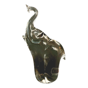 Vintage Ogetti Murano Glass Elephant Sculpture – Made in Italy
