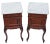 Antique c.1920 Pair of Marble & Mahogany Bedside Tables – Quality Nightstands A pair of c.1920 marble and mahogany bedside...