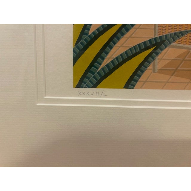 Coastal Thomas Frederick McKnight Amalfi Coast Suite: Amalfi Belvedere 2000 - Italy Limited Edition Print : Serigraph on Paper Size: 16x17 in | 41x43 Cm For Sale - Image 3 of 5