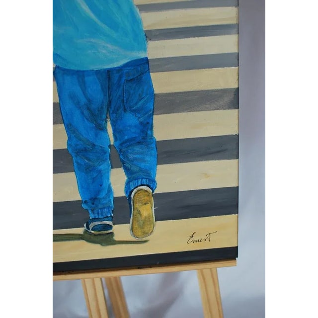 Ernest Carneado Ferreri, Niño, 2000s, Acrylic Painting For Sale - Image 3 of 6