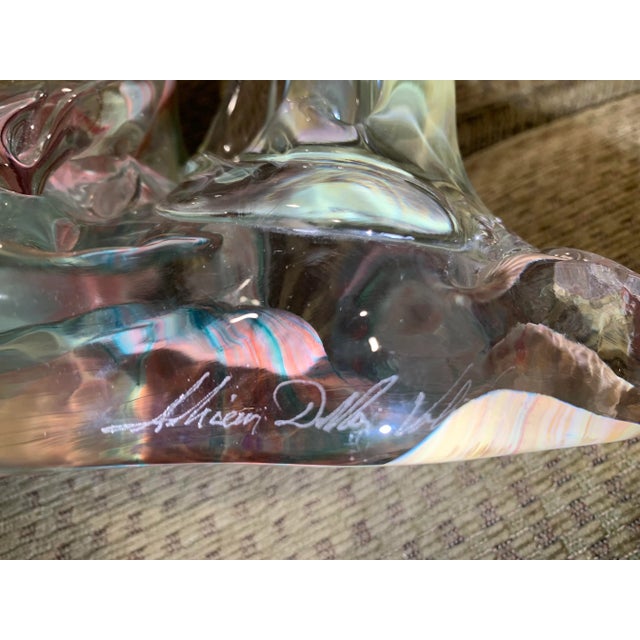 Sea Turtle Murano Glass Sculpture by Adriano Dalla Valentina For Sale - Image 12 of 13