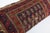 Navy Blue Handwoven Tribal Navy Blue Throw Rug Pillow Cover -16'' X 40'' For Sale - Image 8 of 10