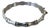 1980s Sterling Silver Bamboo Hinged Bangle Bracelet For Sale