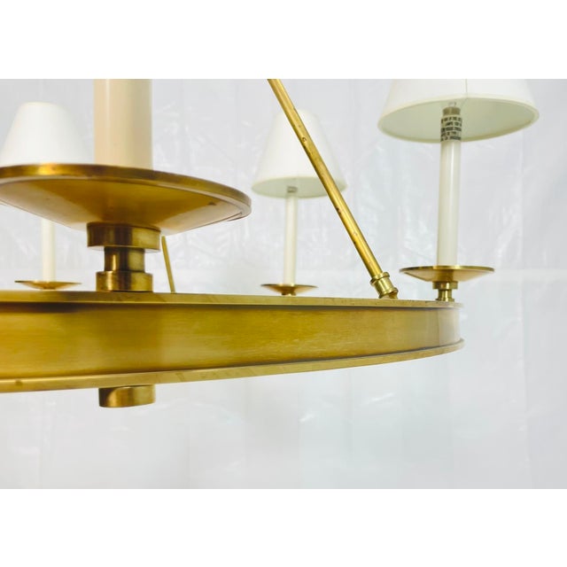 Vintage Chapman & Myers "Launceton" Brass Chandelier for Visual Comfort For Sale - Image 18 of 18