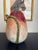 Vintage Majolica Bird Water Lily Vase Chinese Ceramic 10''h For Sale - Image 11 of 14
