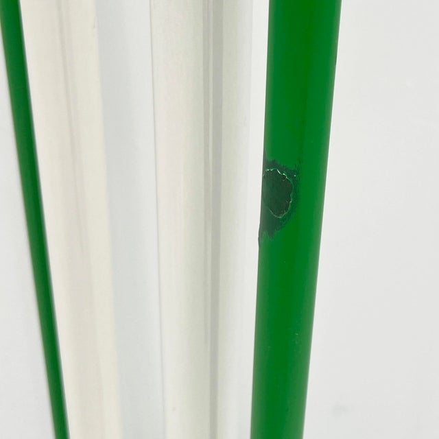 Green Double Neon Lamp by Gian N. Gigante for Zerbetto, 1980s For Sale - Image 14 of 14