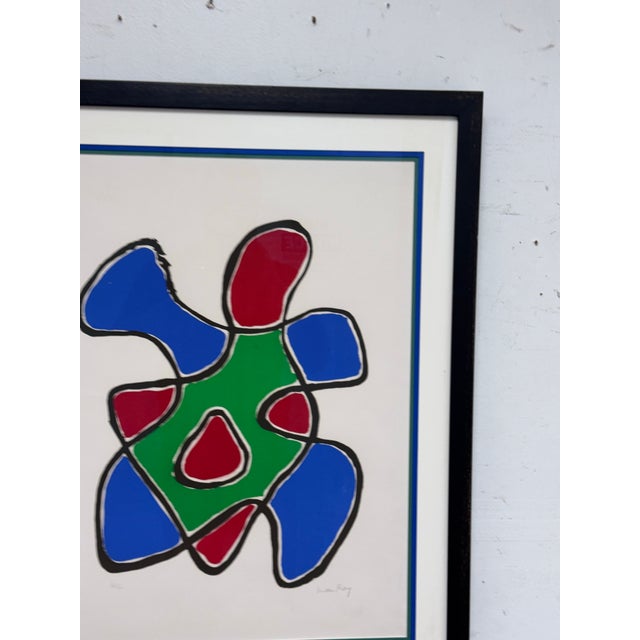 Man Ray Circa 1968 Man Ray “Due Figure” Custom Framed Lithograph + Signed For Sale - Image 4 of 12