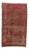 Overdyed Rust Vintage Turkish Rug For Sale