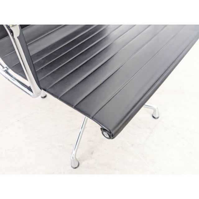 EA 108 Chair in Black Leather by Charles & Ray Eames for Vitra For Sale - Image 12 of 17