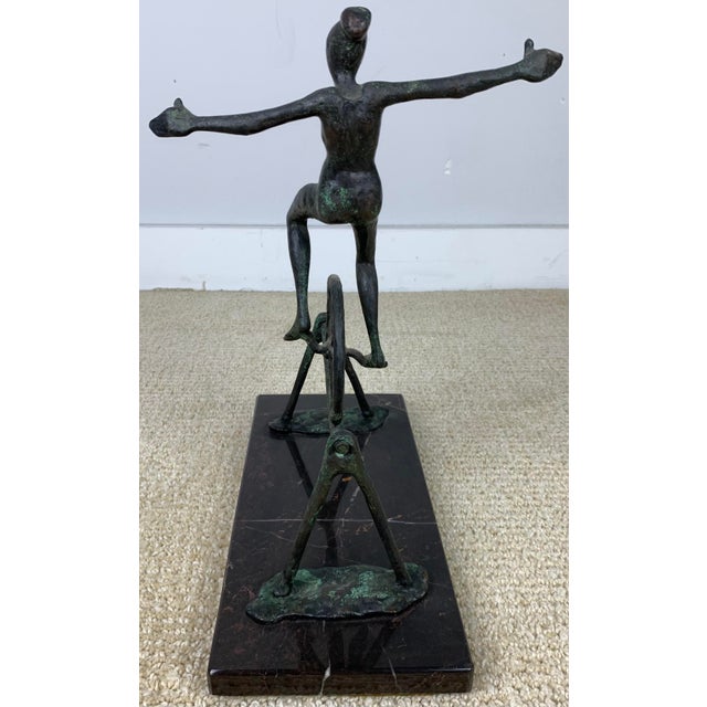 Vintage Iron High Wire Sculpture For Sale - Image 4 of 9