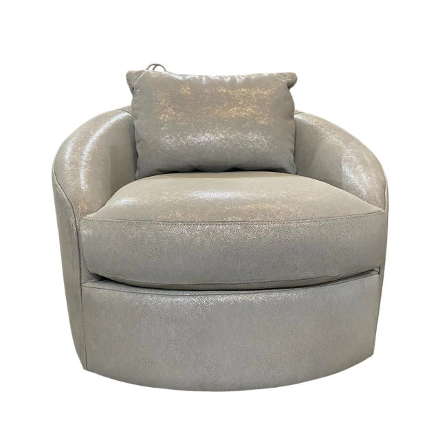 Lazar Zoey Swivel Chair Chairish