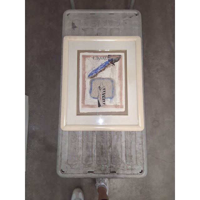 1961 Abstract Expressionism James Coignard Carborundum Artpiece For Sale - Image 11 of 12
