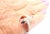 Metal 1990s Cartier Menotte Rose Gold Diamond Rhodolite Band Ring, Size 5.75 For Sale - Image 7 of 10