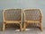 Vintage Coastal Trellis Rattan Lounge Chairs - A Pair For Sale In West Palm - Image 6 of 8