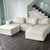 This Diorama sectional combines comfort and style with its soft cream upholstery and flexible modular design. Features...